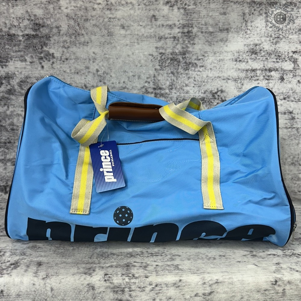 NWT Prince Pickleball Duffle Bag Light‎ Blue Yellow PPK102L-LBT $49.99